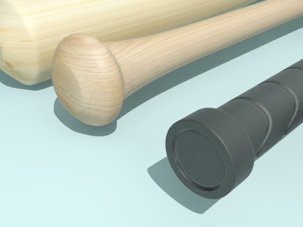 3ds max baseball bats - Baseball Bats by christiano247
